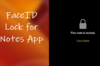 如何在iOS上为您的Notes应用程序设置FaceID锁定