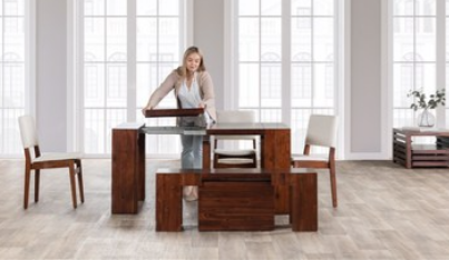 Transformer Table以1.3亿次浏览量成为Instagram上最受关注的产品
