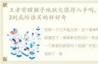 王者荣耀猴子地狱火值得入手吗,猴哥的S63到底给谁买的好好奇