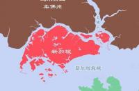 新加坡和马来西亚在地图具体位置？ 新加坡地图