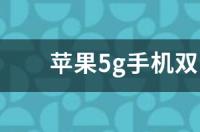苹果所有双卡型号对照表2021？ 苹果手机双卡双待的有几款