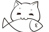 刚满月小猫简笔画？ 猫简笔画