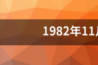 1982年闰后4月13日是什么星座？ 1982年11月是什么星座