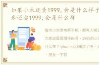 如果小米还卖1999,会是什么样子 如果小米还卖1999,会是什么样