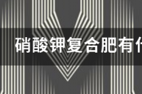 硝酸钾化肥有哪几种？ 硝酸钾是复合肥吗