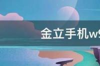 金立w909怎么恢复不了原厂设置了？ 金立手机w909