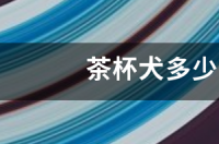 茶杯犬每个月开销？ 茶杯狗多少元钱一只