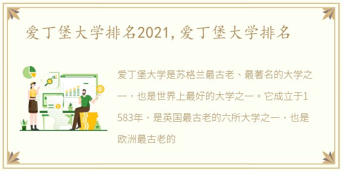 爱丁堡大学排名2021,爱丁堡大学排名
