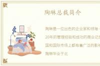 陶琳总裁简介