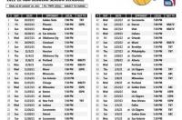 NBA最近赛事有哪些 nba新赛季赛程文章