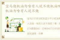 宝马烧机油为啥有人说不烧机油呢 宝马烧机油为啥有人说不烧