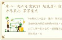 唐山一起凶杀案2021 起底唐山烧烤店施暴者陈某志 累累案底