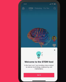 TikTok通过新的专用视频源支持STEM