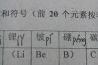 化学元素周期表的符号怎么背？ 化学元素符号背诵口诀