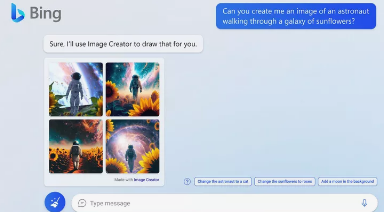 Bing AI Chatbot添加OpenAI的DALLE以帮助您创建更好的图像