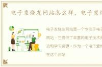 电子发烧友网站怎么样，电子发烧友网