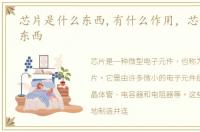 芯片是什么东西,有什么作用，芯片是什么东西