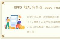 OPPO REAL的参数 oppo real