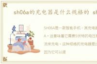 sh06a的充电器是什么规格的 sh06a