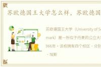 苏欧德国王大学怎么样，苏欧德国王大学