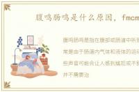 腹鸣肠鸣是什么原因，fmcm