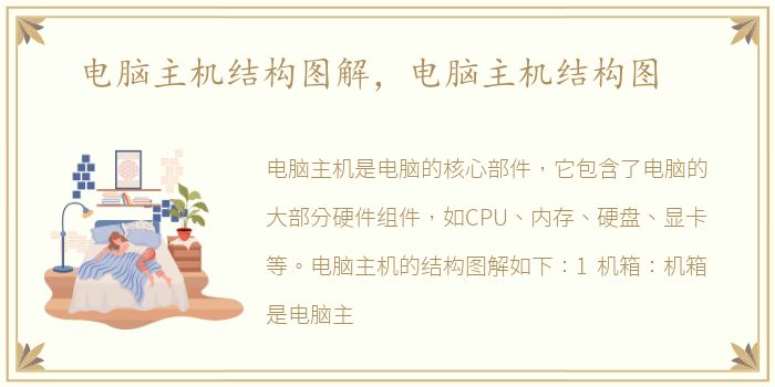 电脑主机结构图解，电脑主机结构图