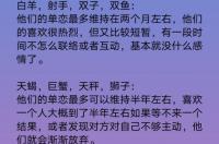 十二星座有哪些星座? 十二星座的爱在哪里
