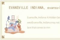 EVANSVILLE INDIANA，evansville