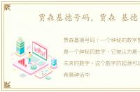 贾森基德号码，贾森 基德