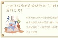 小时代结局到底谁放的火（小时代结局谁放的大火）