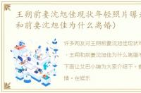 王朔前妻沈旭佳现状年轻照片曝光（王朔和前妻沈旭佳为什么离婚）