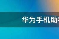 华为的手机助手叫什么？ 华为手机助手叫什么