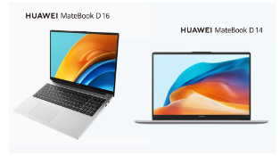 搭载第13代英特尔酷睿处理器的华为MateBook D14和D16 2023发布