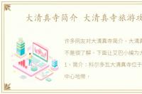 大清真寺简介 大清真寺旅游攻略
