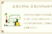 蓝魔t13fhd 蓝魔t13fhd固件
