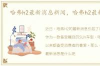 哈弗h2最新消息新闻，哈弗h2最新消息