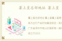 薯上皇总部地址 薯上皇