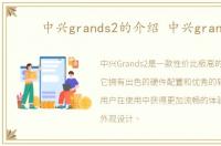 中兴grands2的介绍 中兴grands