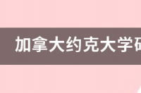 加拿大约克大学研究生留学要多少钱 加拿大硕士留学多少钱