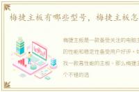 梅捷主板有哪些型号，梅捷主板怎么样啊