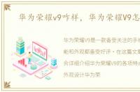 华为荣耀v9咋样，华为荣耀V9怎么样