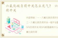 六氟化硫负荷开关怎么充气？ 六氟化硫负荷开关