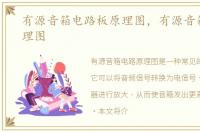 有源音箱电路板原理图，有源音箱电路原理图