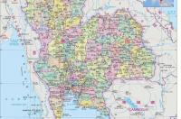泰国的地形图像什么？ 泰国地图