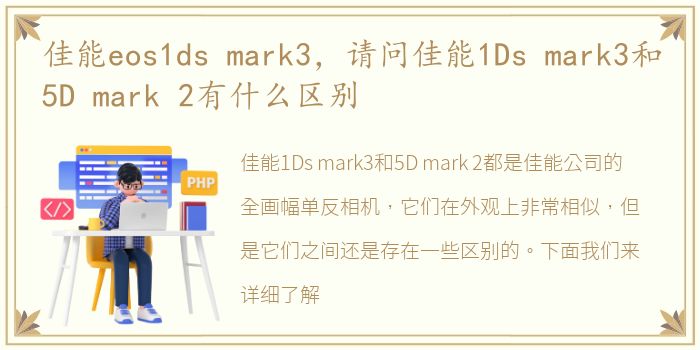 佳能eos1ds mark3，请问佳能1Ds mark3和5D mark 2有什么区别