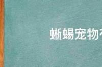 怎样饲养宠物蜥蜴？ 蜥蜴宠物