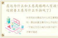 聂远为什么和王惠离婚两人有孩子吗（聂远前妻王惠为什么不拍戏了）