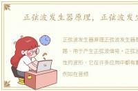 正弦波发生器原理，正弦波发生器