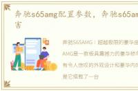 奔驰s65amg配置参数，奔驰s65amg有多厉害