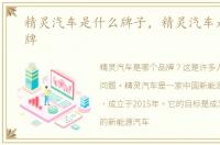 精灵汽车是什么牌子，精灵汽车是哪个品牌